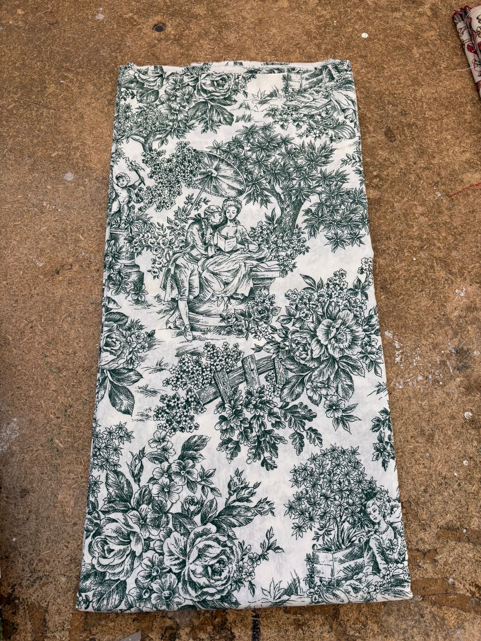 Tessuto cotone loneta stampato