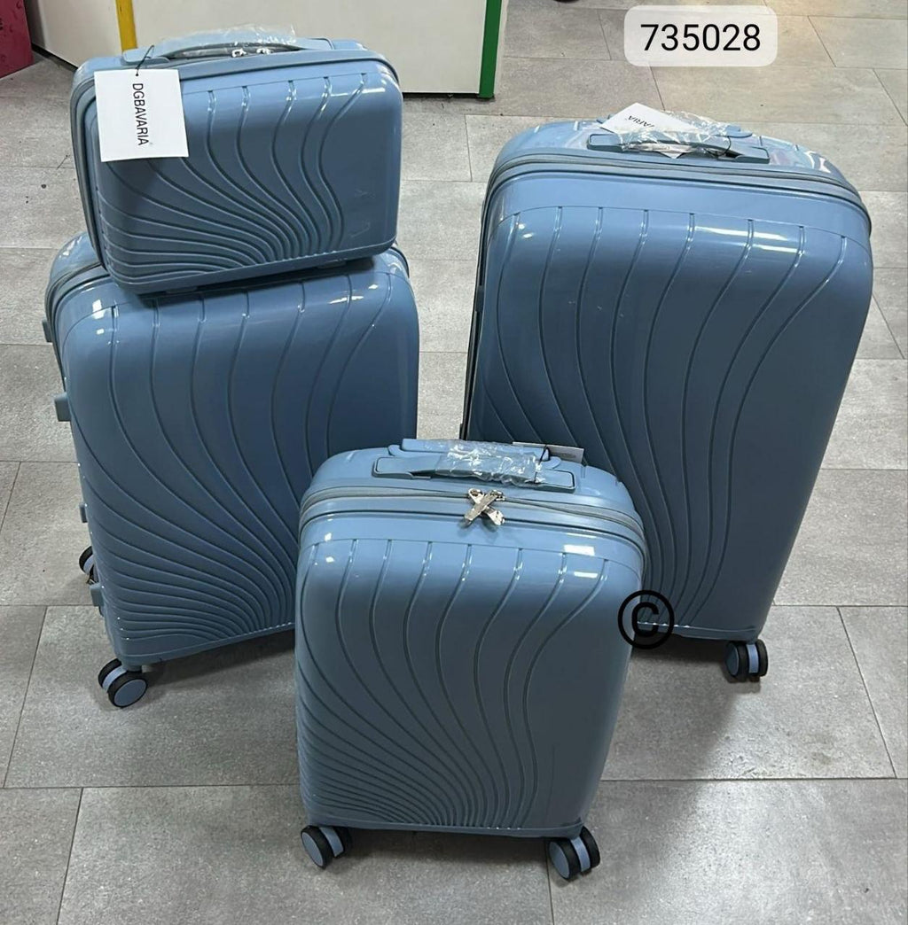 Kit 4 Valigie Trolley con Ruote – Perfette per Ogni Viaggio