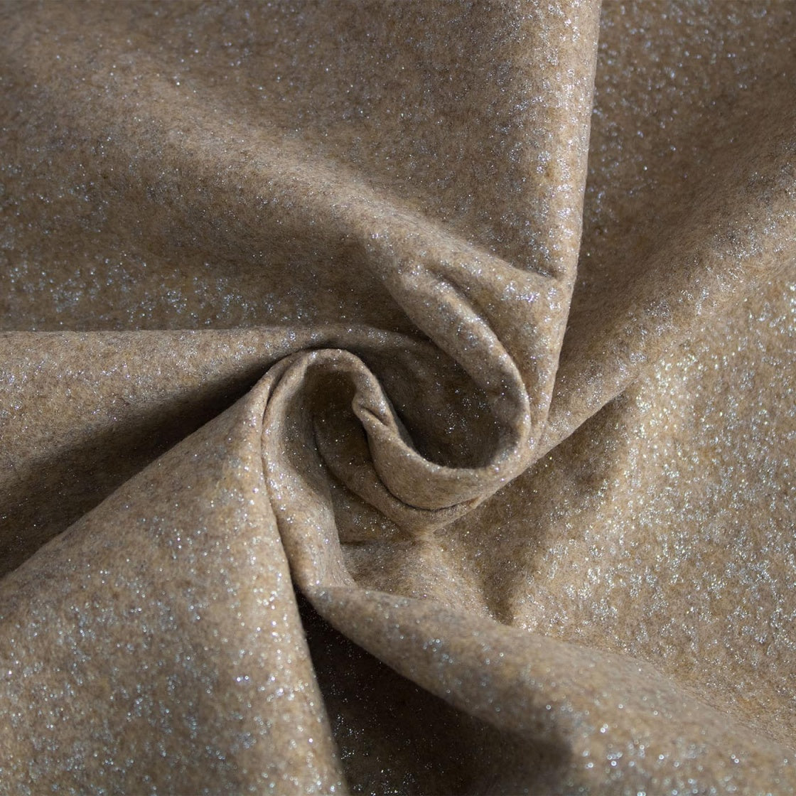 Pannolenci Feltro 1mm Glitter Argento