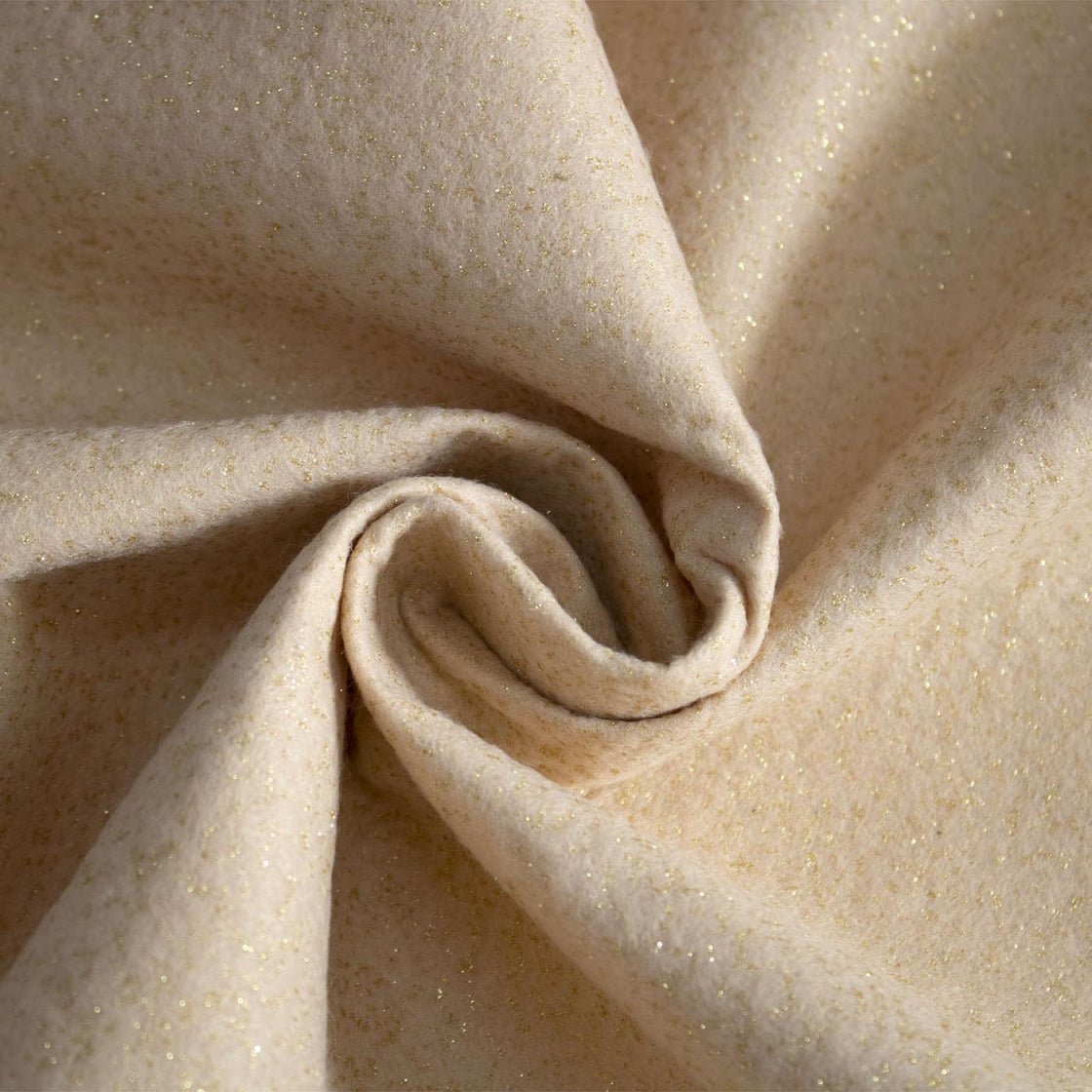 Pannolenci Feltro 1mm Glitter Oro