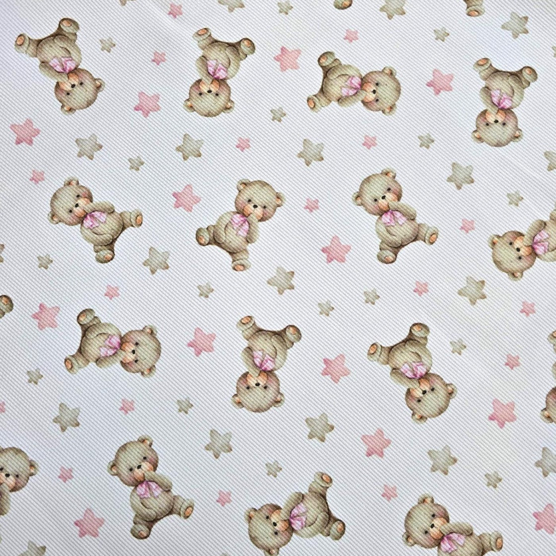 Piquet Di Cotone Orsetto Stellina