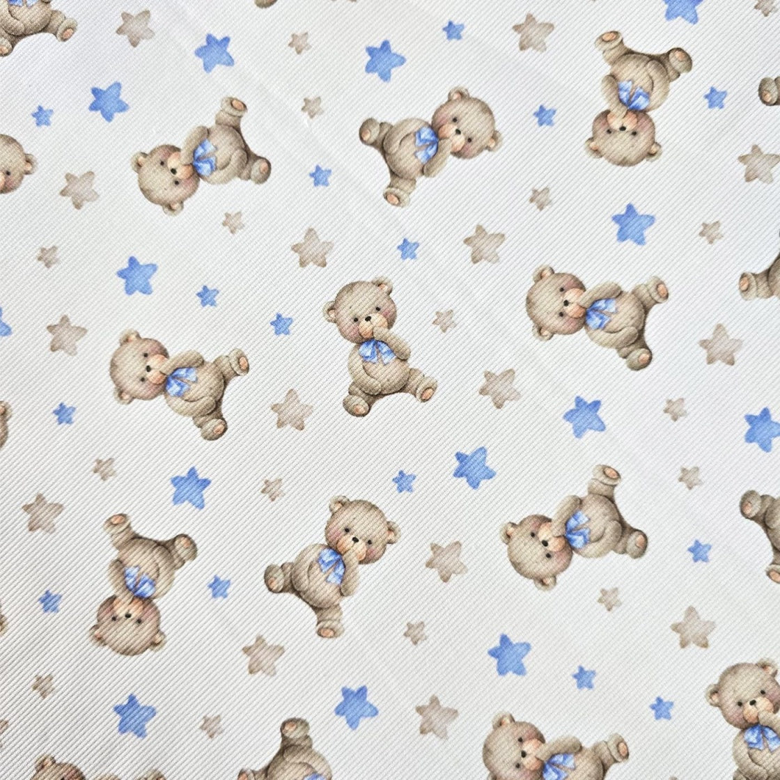 Piquet Di Cotone Orsetto Stellina