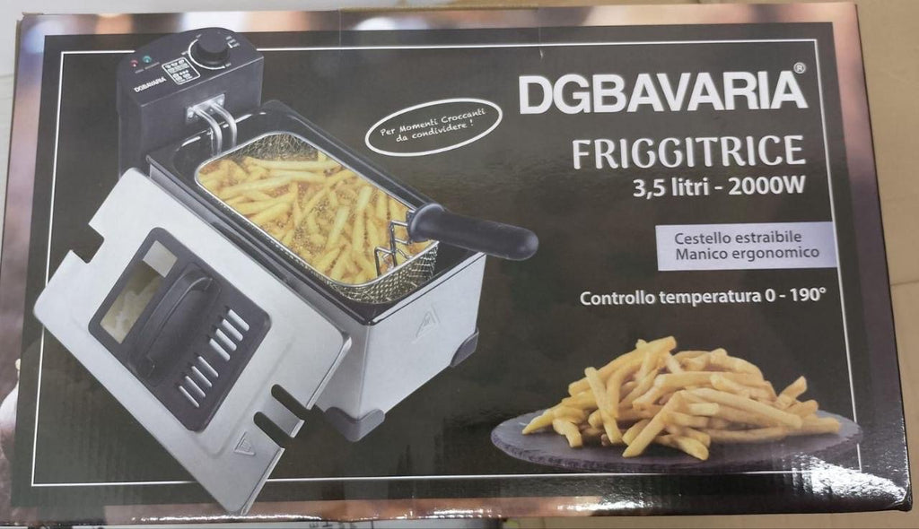 Friggitrice ad Olio Bavaria 3,5 Litri – Croccantezza Perfetta