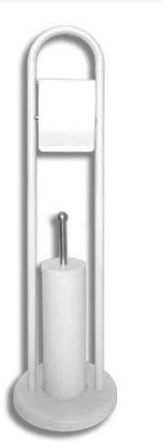 Eleganza e praticità: piantana porta rotolo + scopino