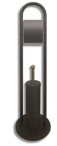 Eleganza e praticità: piantana porta rotolo + scopino