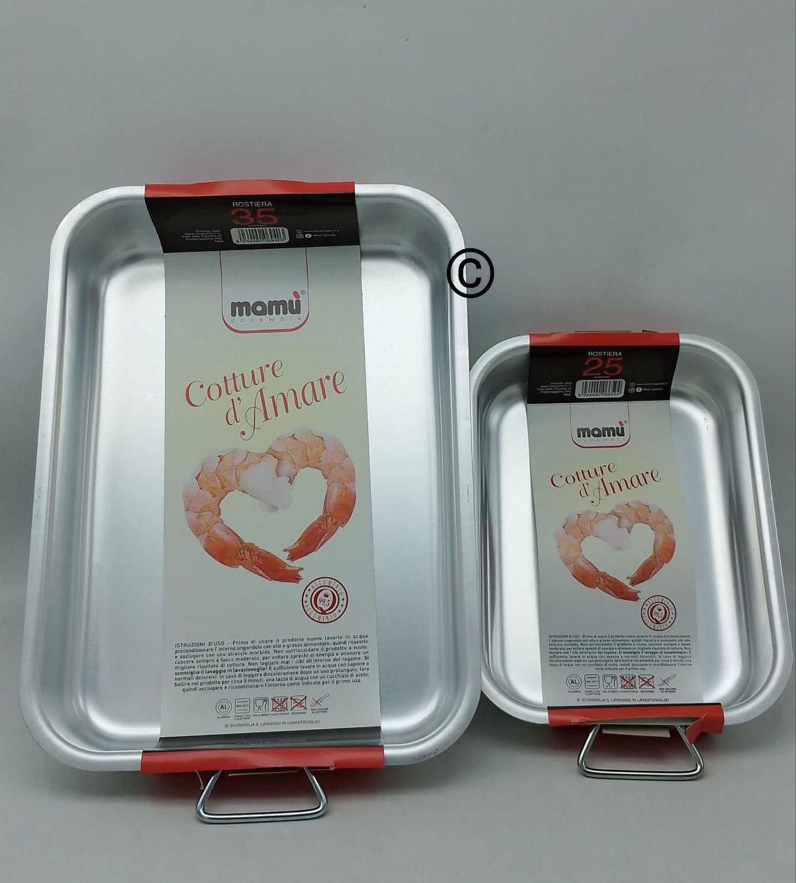 Set 2 Rostiere da Forno – Cottura Perfetta per Arrosti e Verdure