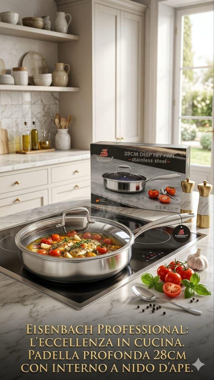 Cucina Come uno Chef con la Padella Profonda con Coperchio!