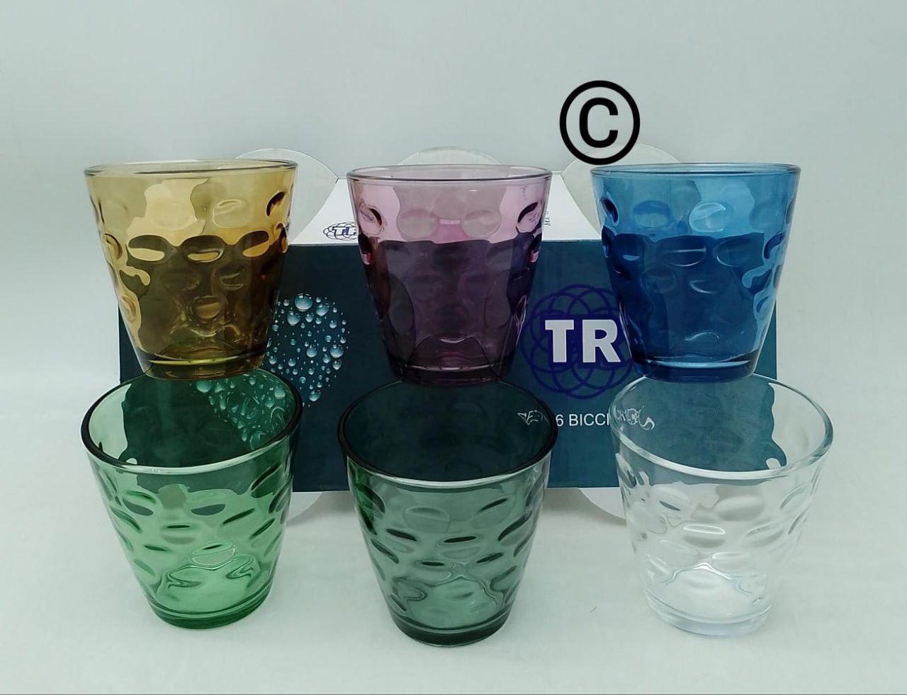 Set 6 Bicchieri Colorati – Porta Allegria sulla Tua Tavola