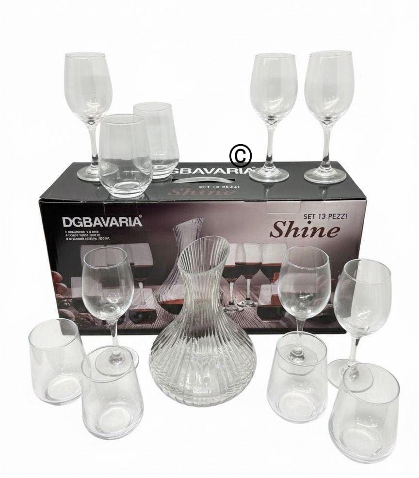 Servizio Bicchieri 13 Pezzi: Stile e Raffinatezza a Tavola