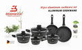 Batteria da Cucina 10 Pezzi in Alluminio – Praticità e Leggerezza