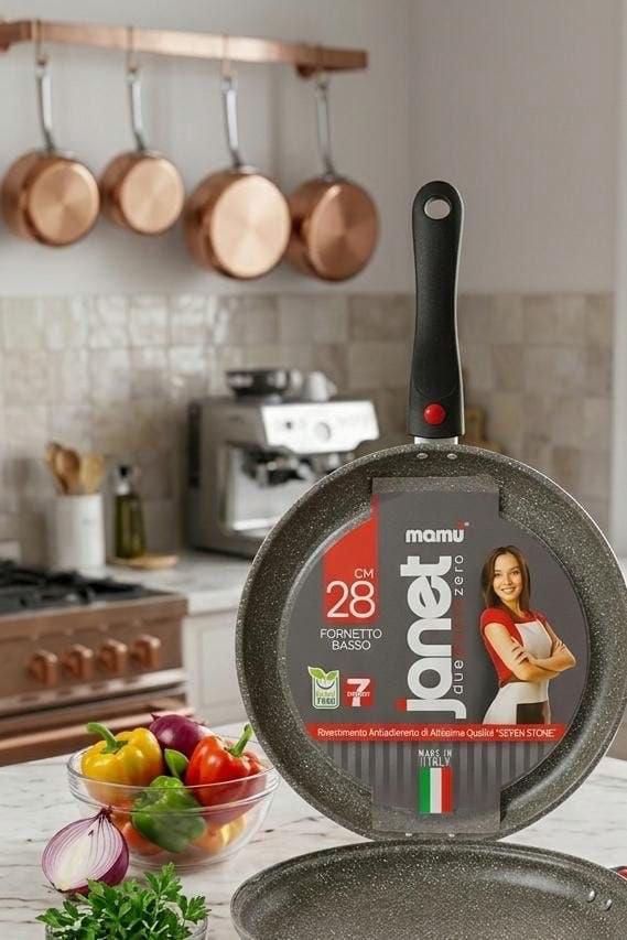 Padella Doppia Bassa: Antiaderente, Pratica e Super Versatile