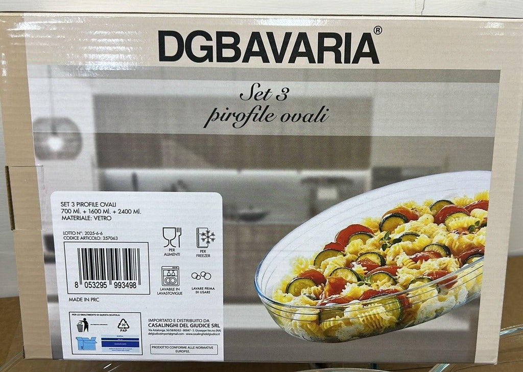Tris di Pirofile Ovali: Cucina, Servi e Stupisci
