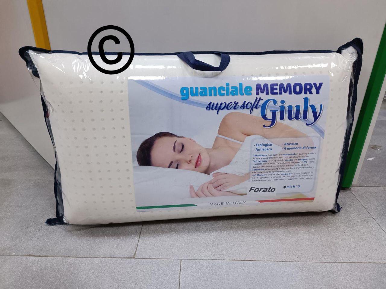 Guanciale in Memory Forato – Altezza 15 cm Comfort e Traspirabilità!