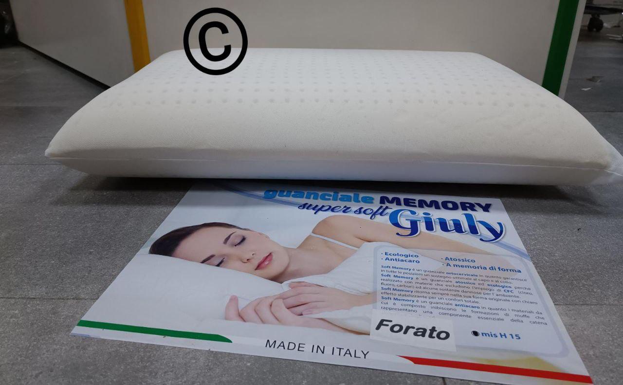 Guanciale in Memory Forato – Altezza 15 cm Comfort e Traspirabilità!
