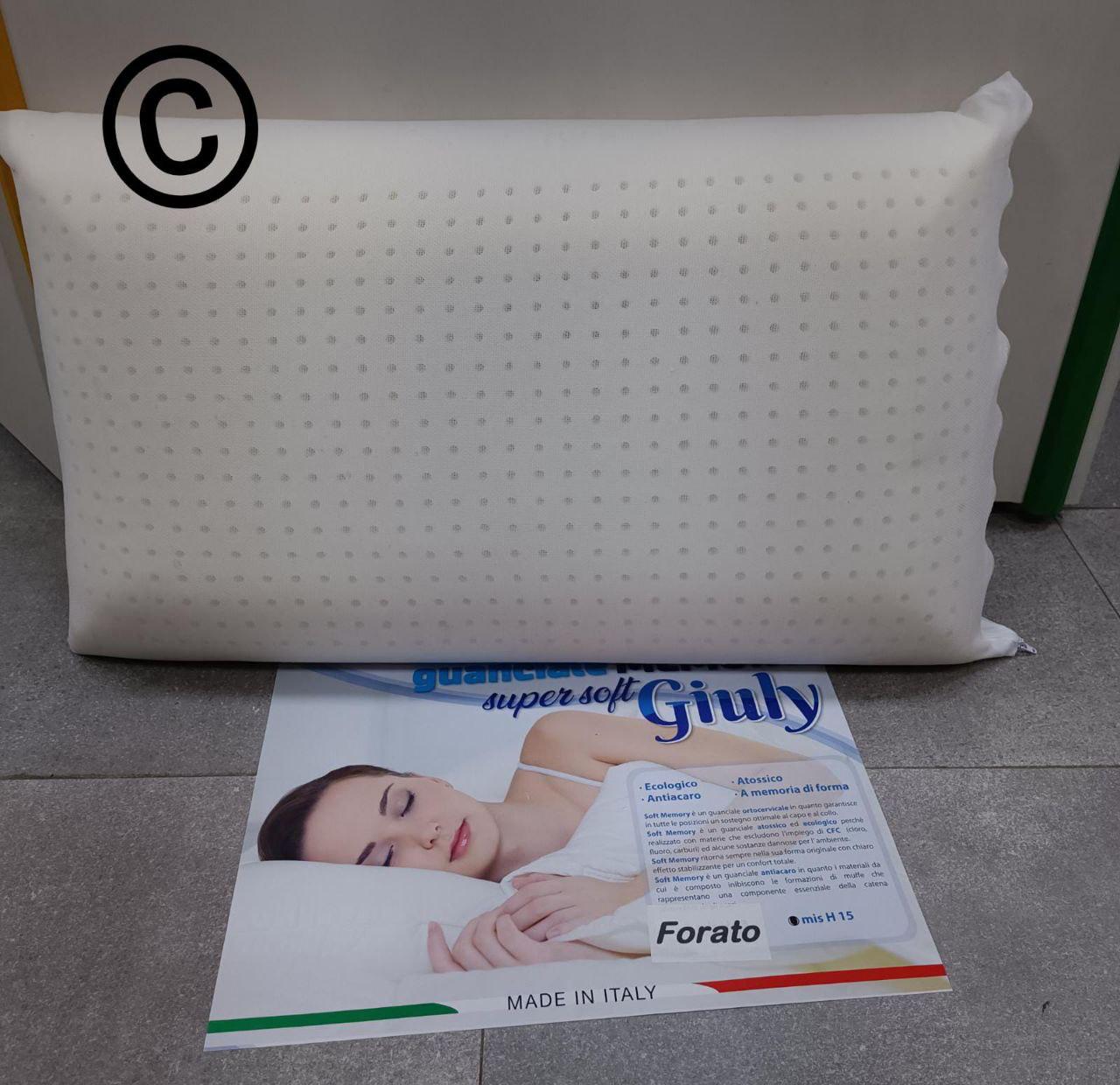 Guanciale in Memory Forato – Altezza 15 cm Comfort e Traspirabilità!