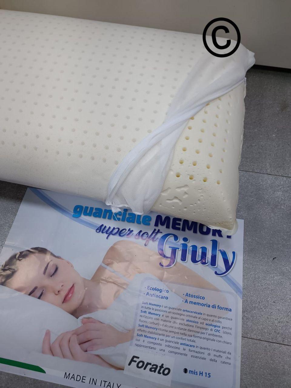 Guanciale in Memory Forato – Altezza 15 cm Comfort e Traspirabilità!