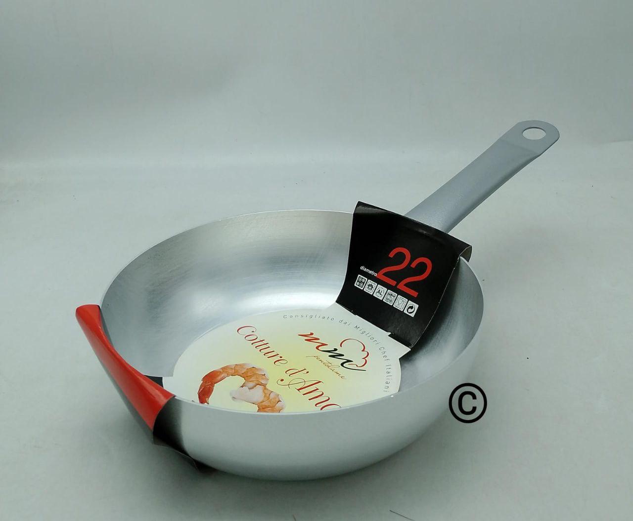 Tris Padelle Alte 22-28-30 cm – Perfette per Ogni Ricetta