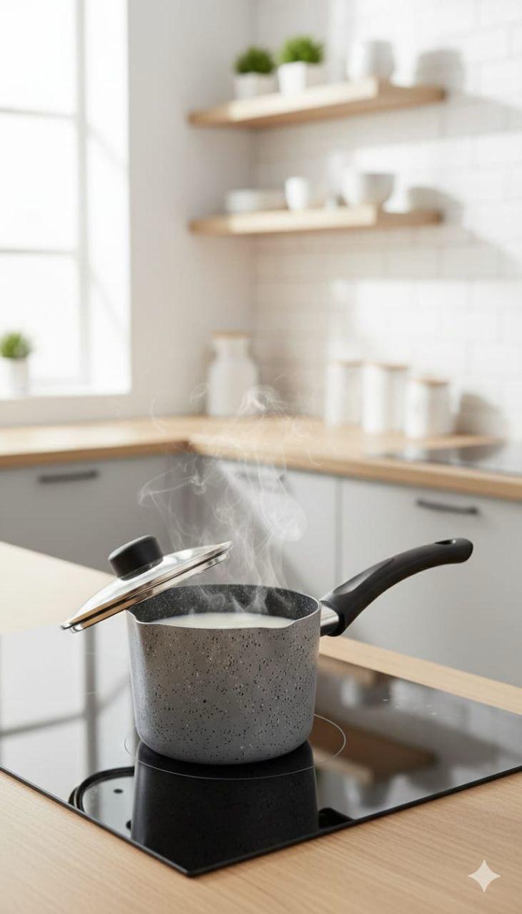 Bollilatte con Coperchio in Vetro – Cottura Facile e Veloce