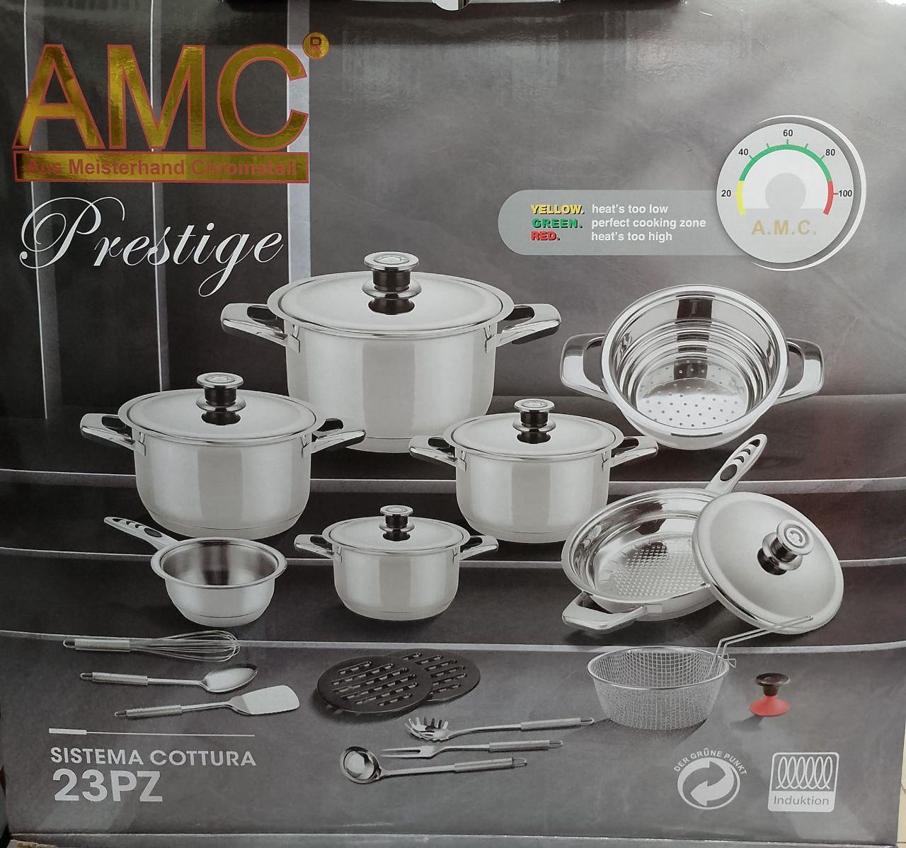 Batteria AMC in Acciaio Inox 23 Pezzi – Qualità Professionale