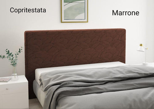 Copritestata Jacquard Foglie – Stile Naturale per la Tua Camera