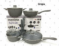 Set Cucina 13 Pezzi – Rivestimento in Pietra Lavica Antiaderente