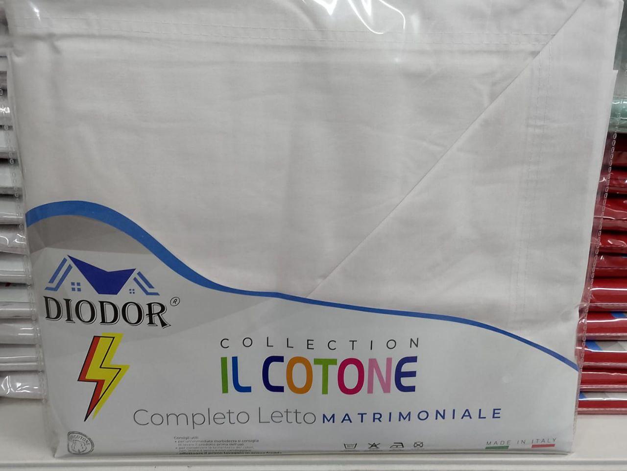 Lenzuola 2 Posti Diodor Cotone Tinta Unita
