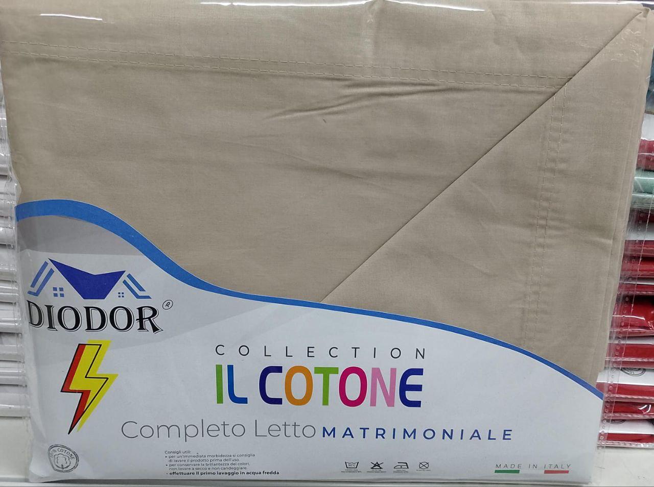Lenzuola 2 Posti Diodor Cotone Tinta Unita