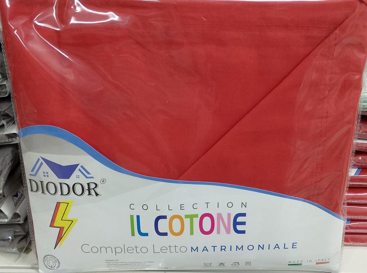 Lenzuola 2 Posti Diodor Cotone Tinta Unita