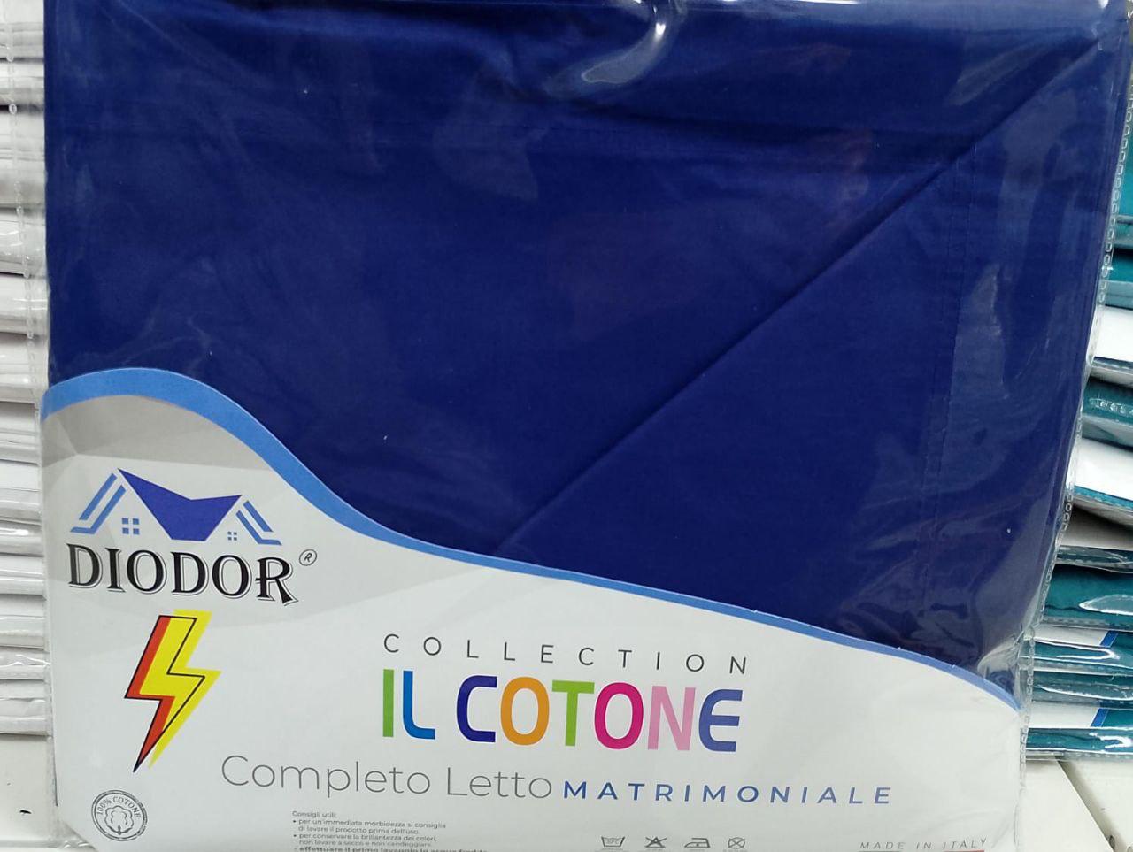 Lenzuola 2 Posti Diodor Cotone Tinta Unita