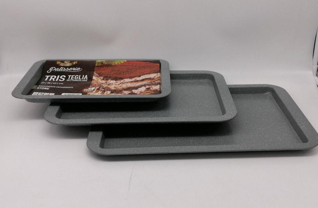 Teglie Rettangolari 3 Pezzi – Cucina al Forno Senza Pensieri