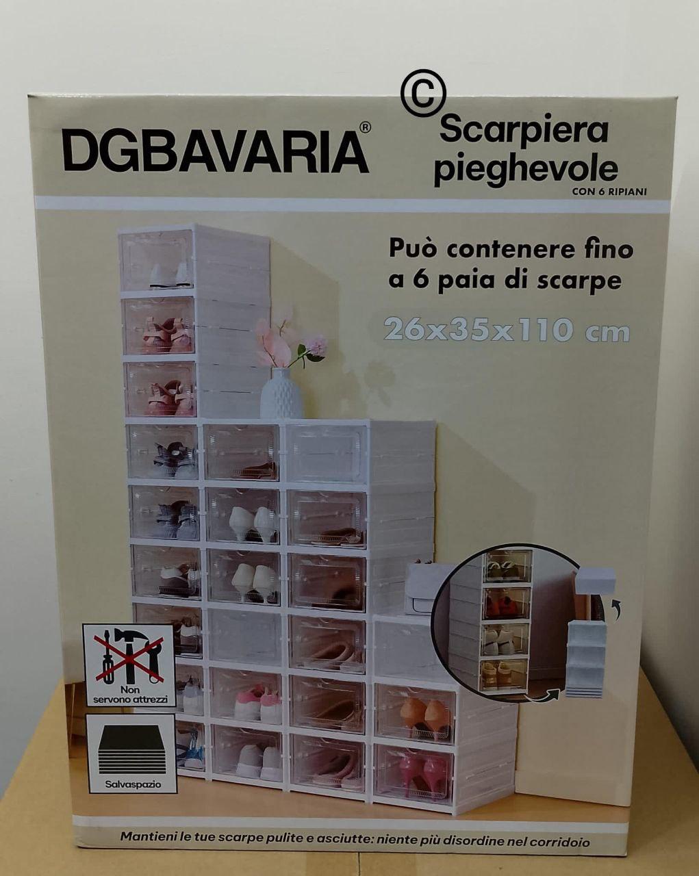 Scarpiera Pieghevole 6 Livelli – Organizza le Tue Scarpe con Stile