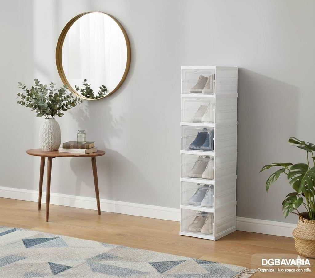 Scarpiera Pieghevole 6 Livelli – Organizza le Tue Scarpe con Stile