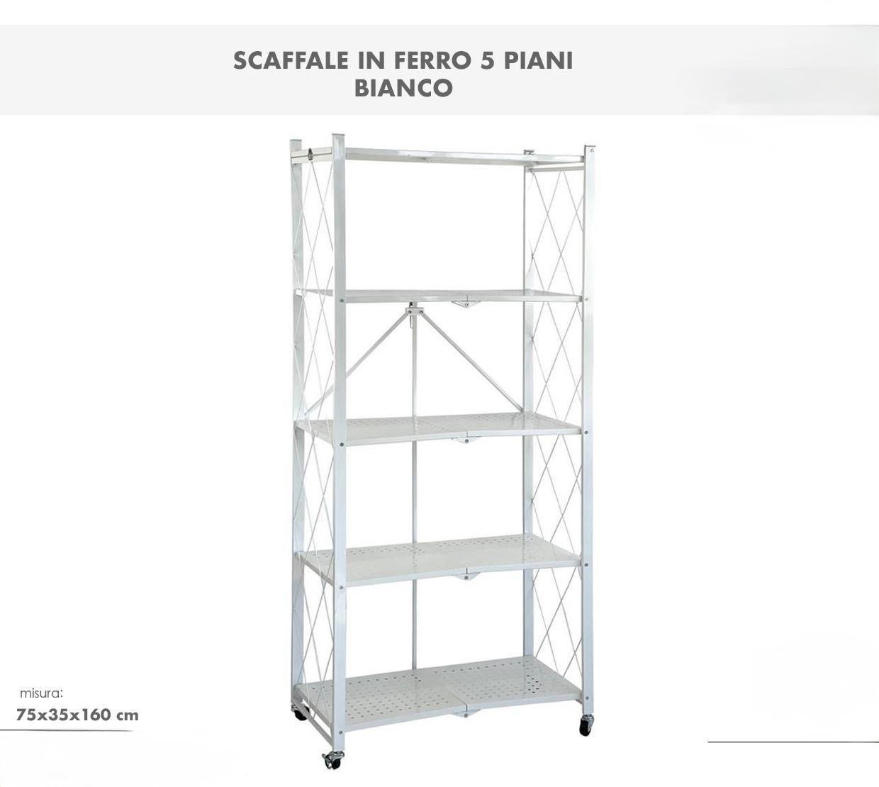 Scaffale Resistente in Ferro – Organizza con Eleganza