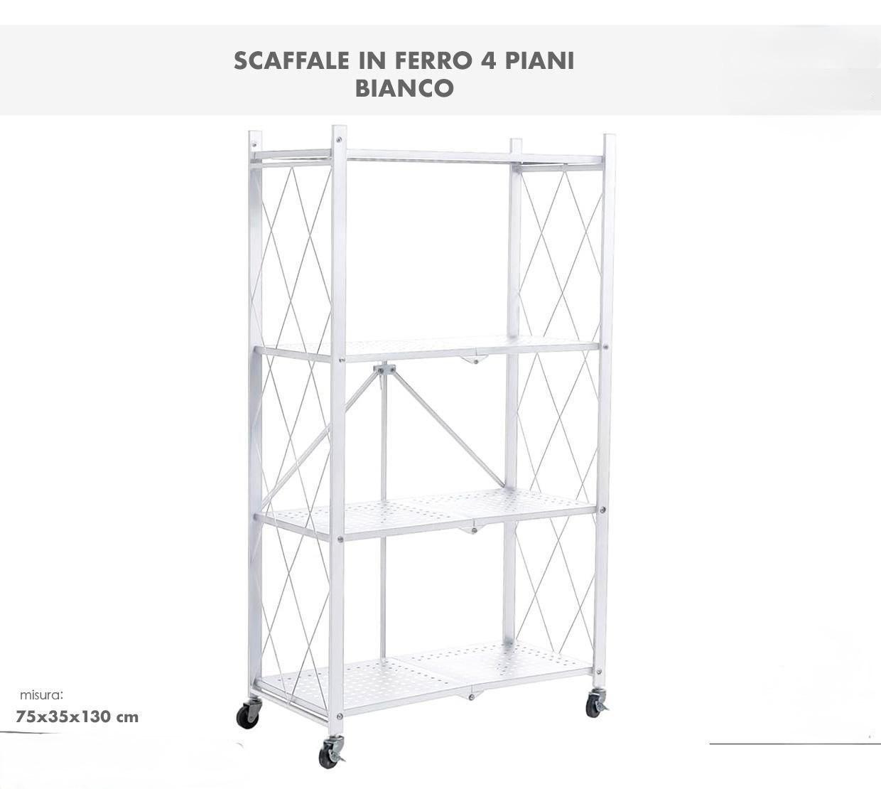 Scaffale Resistente in Ferro – Organizza con Eleganza