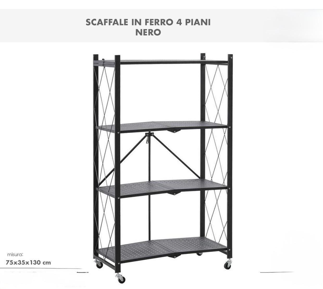 Scaffale Resistente in Ferro – Organizza con Eleganza