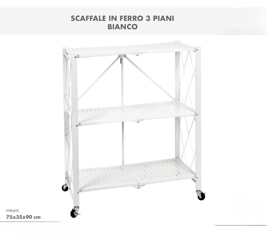 Scaffale Resistente in Ferro – Organizza con Eleganza