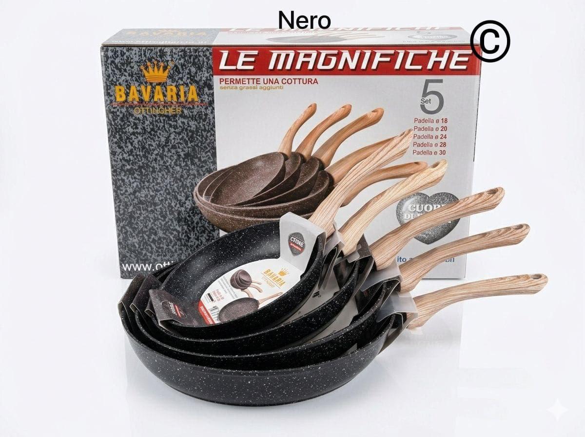 Tris + Extra! Set 5 Padelle per Ogni Ricetta
