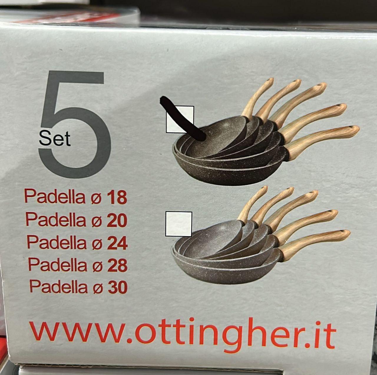 Tris + Extra! Set 5 Padelle per Ogni Ricetta