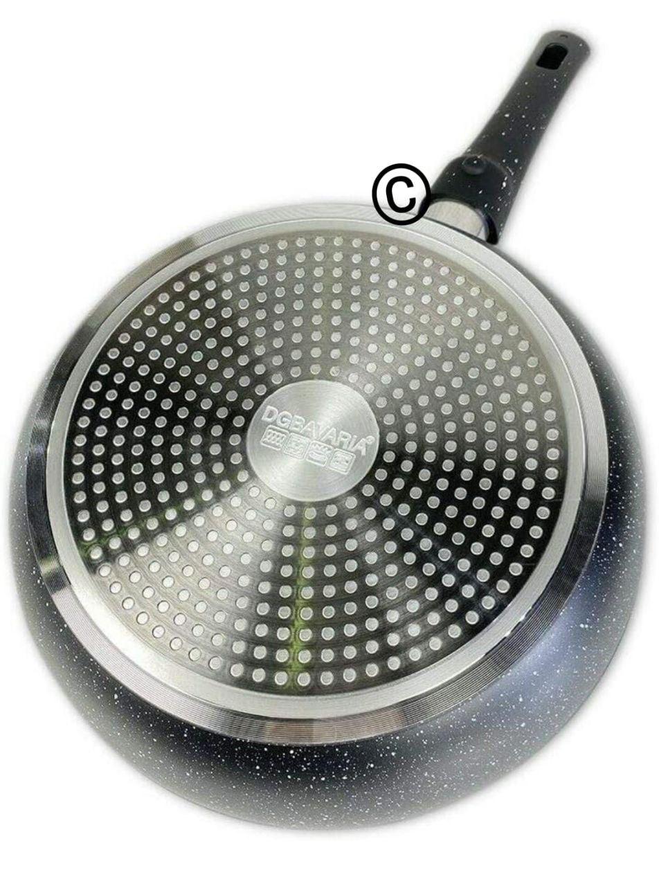 Batteria 14 Pezzi DGBavaria – Padelle in Pietra Antiaderente