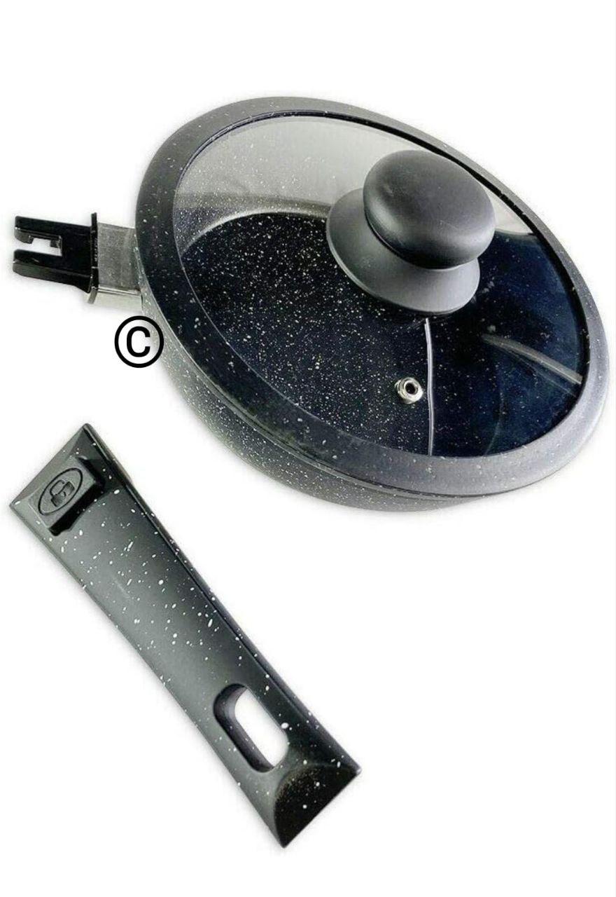 Batteria 14 Pezzi DGBavaria – Padelle in Pietra Antiaderente