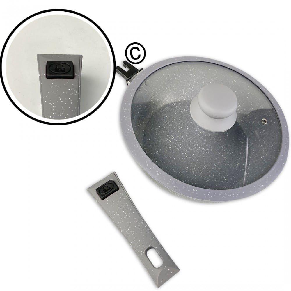 Batteria 14 Pezzi DGBavaria – Padelle in Pietra Antiaderente