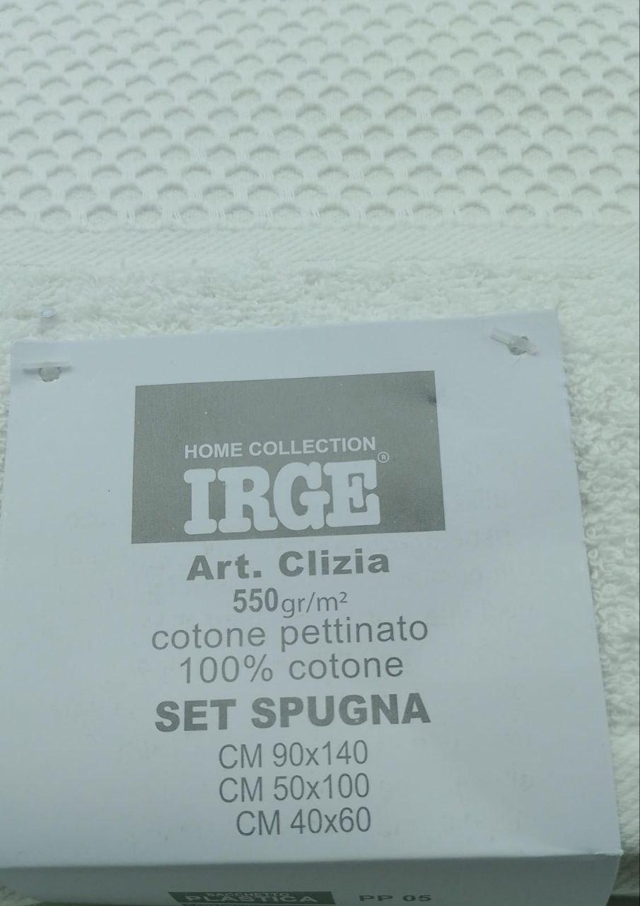 Set Bagno 3 Pezzi – Spugna a Base di Cotone 100% Super Assorbente