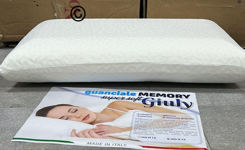 Guanciale in Memory con Federa Bolle – Comfort e Sostegno Perfetto