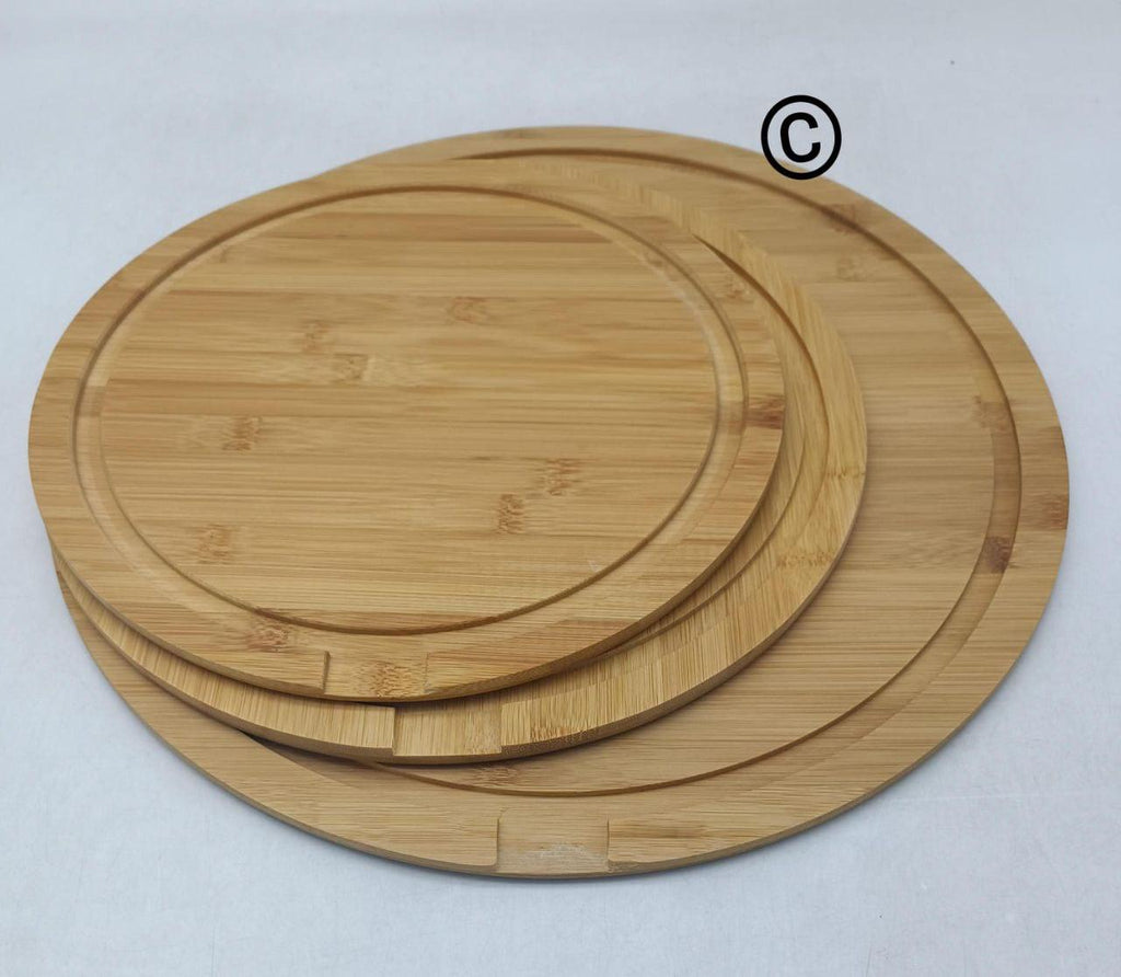 Set 3 Taglieri Rotondi – Perfetti per Tagliare e Servire