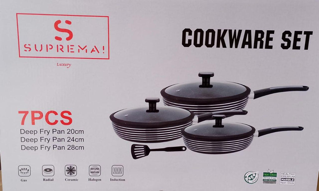 Set Padelle 7 Pezzi – Ideali per Ogni Ricetta