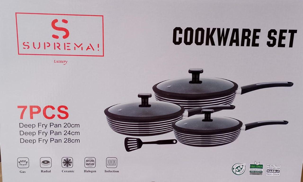 Set Padelle 7 Pezzi – Ideali per Ogni Ricetta