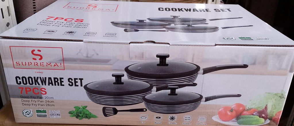 Set Padelle 7 Pezzi – Ideali per Ogni Ricetta