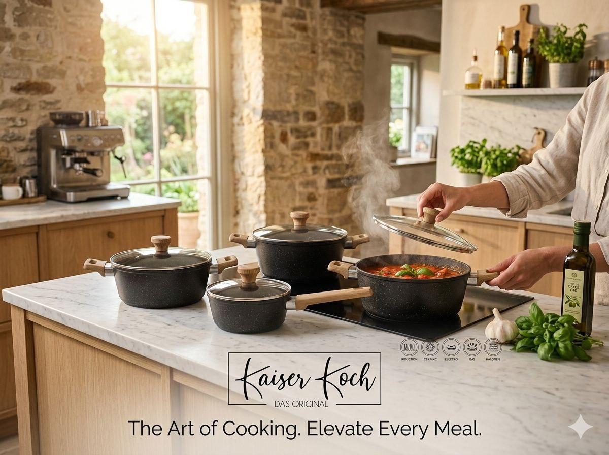 Batteria 8 Pezzi con Dettagli Effetto Legno – Stile e Funzionalità