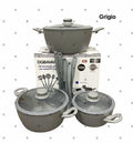 Set Casseruole 11 Pezzi + 5 Mestoli – Il Kit Completo per la Tua Cucina