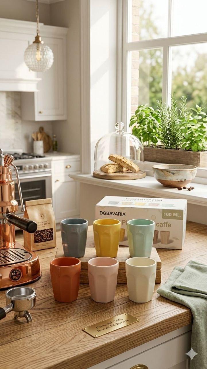 Set 6 Bicchierini da Caffè – Eleganti e Perfetti per il Tuo Espresso